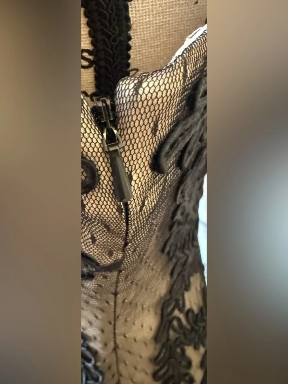 Cachet Embroidered Tulle Mermaid Gown-Size 8-NWOT - Picture 8 of 16